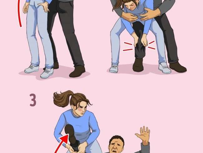 一定要下毒手！7個讓弱女子可以打敗彪形大漢的「簡易防身術」！頭部就是妳超強的武器